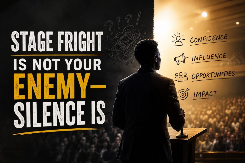 STAGE FRIGHT IS NOT YOUR ENEMY—SILENCE IS